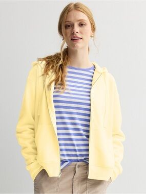 Butter Yellow Sonoma Zip-Up Hoodie